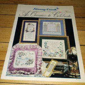 An Occasion to Celebrate Stitch Patterns Booklet (Stoney Creek, 1994)